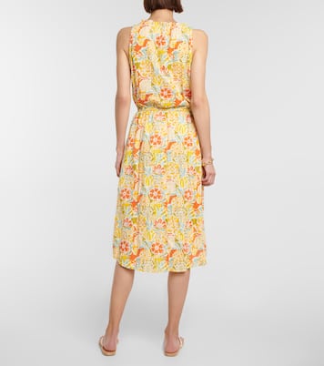 Abito midi Ramona in cotone con stampa | Velvet