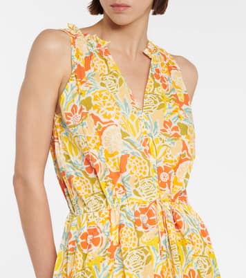 Abito midi Ramona in cotone con stampa | Velvet