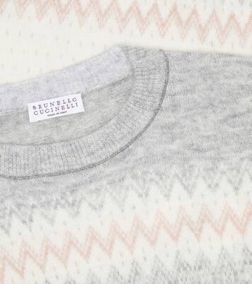 Pullover aus Mohair und Wollgemisch | Brunello Cucinelli Kids