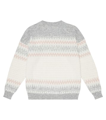 Pullover aus Mohair und Wollgemisch | Brunello Cucinelli Kids