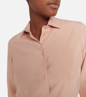 Camisa Kara en popelín de seda | Loro Piana