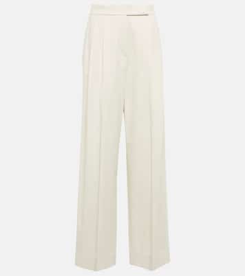 High-Rise-Hose aus einem Baumwollgemisch | Brunello Cucinelli