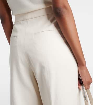 High-Rise-Hose aus einem Baumwollgemisch | Brunello Cucinelli
