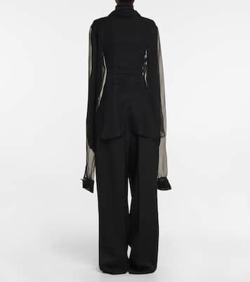Bluse Alastor aus Seidenorganza | The Row