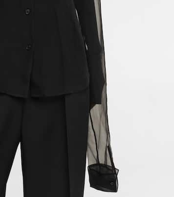 Bluse Alastor aus Seidenorganza | The Row