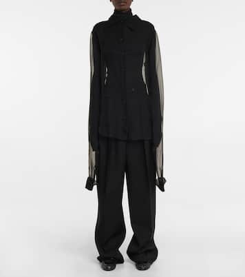 Bluse Alastor aus Seidenorganza | The Row
