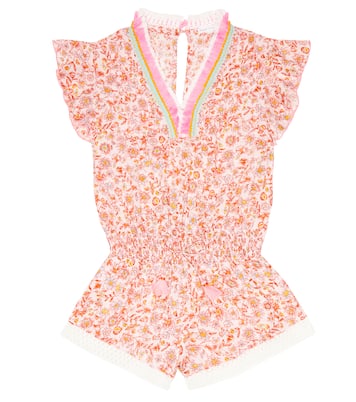 Combi-short Sasha à fleurs | Poupette St Barth Kids