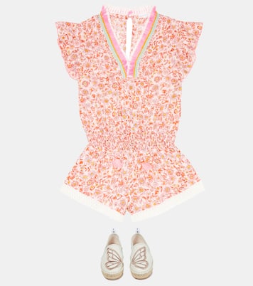 Combi-short Sasha à fleurs | Poupette St Barth Kids