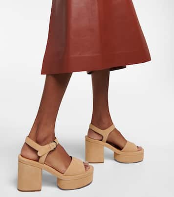 Sandales Odina à plateau en daim | Chloé
