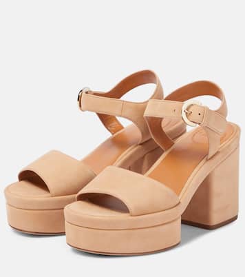 Sandales Odina à plateau en daim | Chloé