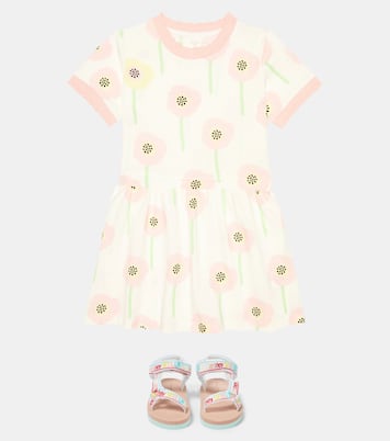 Bedrucktes Kleid aus Baumwolle | Stella McCartney Kids