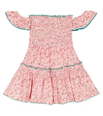 Bedrucktes Kleid Aurora aus Baumwolle | Poupette St Barth Kids