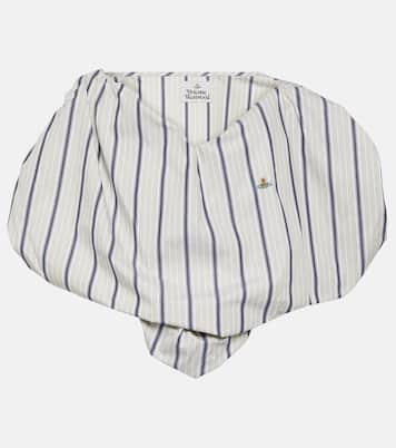 Top cropped Heart in cotone a righe | Vivienne Westwood