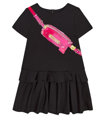 Bedrucktes Kleid aus Jersey | Moschino Kids