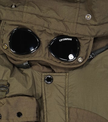 Taylon L Mixed Goggle down jacket | C.P. Company Kids