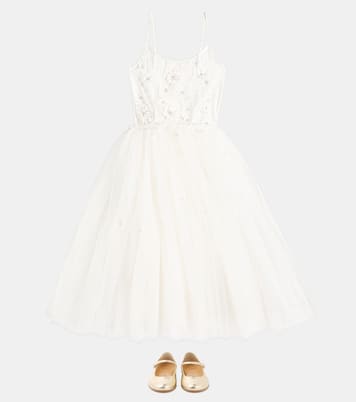 Ballerine Melodie Chick in pelle metallizzata | Christian Louboutin Kids