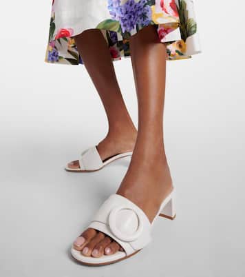 Pantoletten aus Leder | Gianvito Rossi