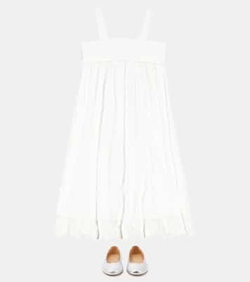 Besticktes Kleid aus Seide | Chloé Kids