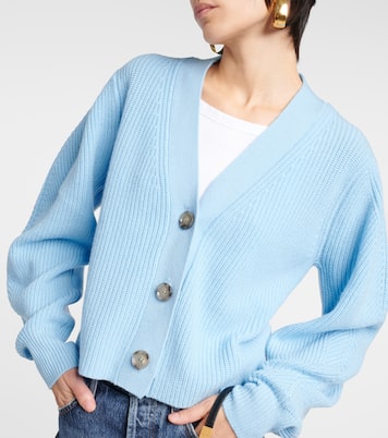 Cropped wool and cashmere cardigan | Jardin des Orangers