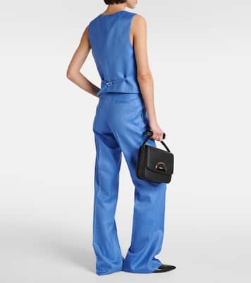 Coleridge wool, silk, and linen vest | Gabriela Hearst