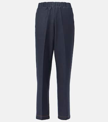 Pantaloni regular Ballata in misto cotone | Max Mara