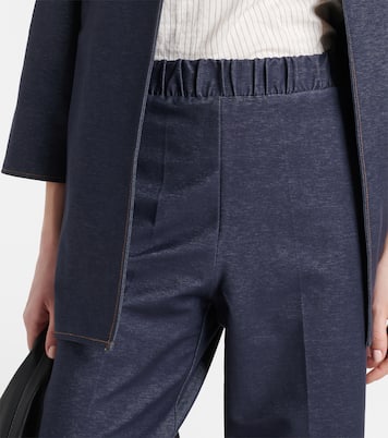 Pantaloni regular Ballata in misto cotone | Max Mara