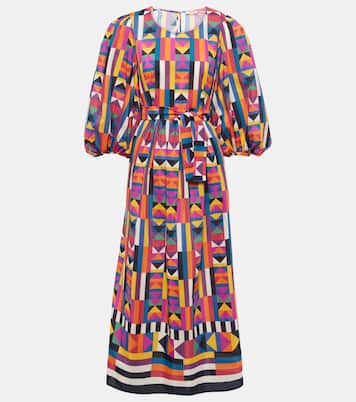 Midikleid Multiple aus Baumwolle und Seide | Eres