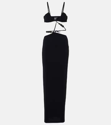 Robe longue à perles | Christopher Esber
