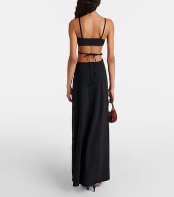 Robe longue à perles | Christopher Esber