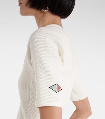 Top in jersey di misto cotone a coste | Bottega Veneta