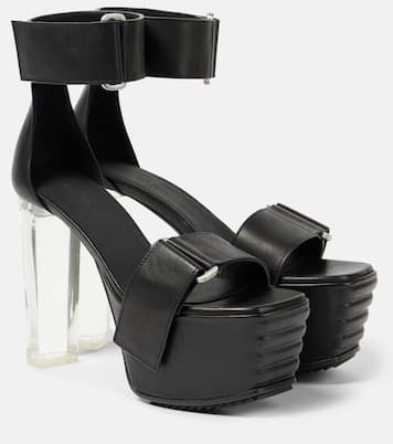 Sandales à plateau en cuir | Rick Owens