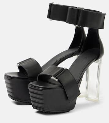 Sandales à plateau en cuir | Rick Owens