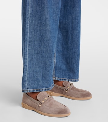 Mocassins Leisure Flows en daim | Valentino Garavani