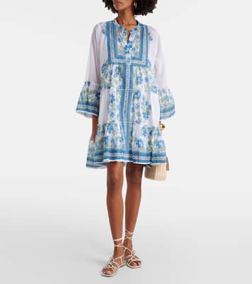 Miniabito in cotone a fiori | Juliet Dunn