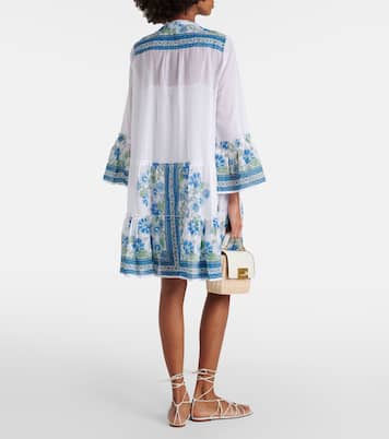 Miniabito in cotone a fiori | Juliet Dunn