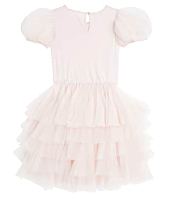 Verziertes Kleid Floral Lattice aus Tüll | Tutu Du Monde