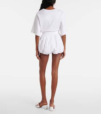 High-Rise Shorts aus Baumwollpopeline | Dolce&Gabbana