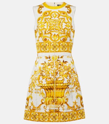 Robe Majolica en coton mélangé | Dolce&Gabbana
