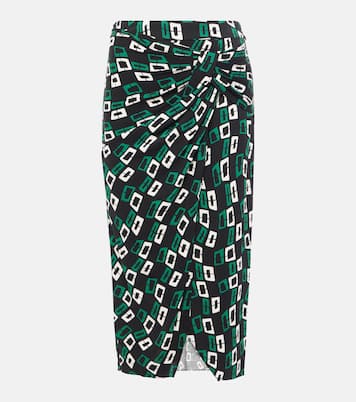 Falda midi Willow estampada | Diane von Furstenberg