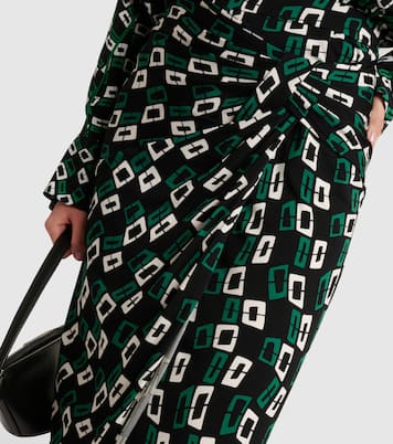 Falda midi Willow estampada | Diane von Furstenberg