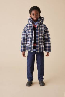 Checked down jacket | Il Gufo