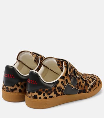 Beth leopard-print calf hair sneakers | Isabel Marant