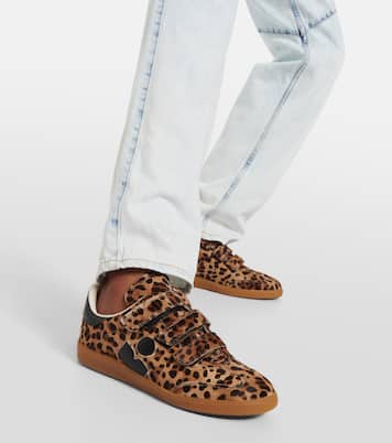 Beth leopard-print calf hair sneakers | Isabel Marant