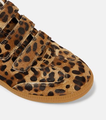 Beth leopard-print calf hair sneakers | Isabel Marant