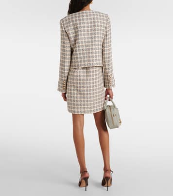 Bentley checked tweed jacket | Veronica Beard