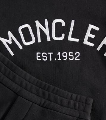 Logo fleece sweatshirt and sweatpants set | Moncler Enfant