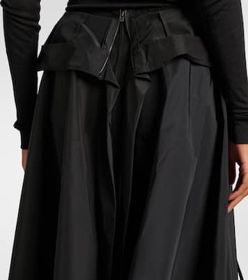 Gonna midi decostruita in taffetà | Maison Margiela