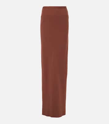 Falda larga de punto | Rick Owens
