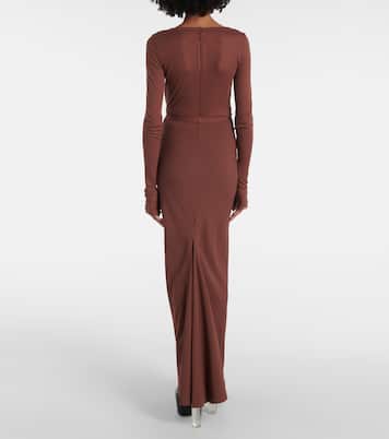 Falda larga de punto | Rick Owens