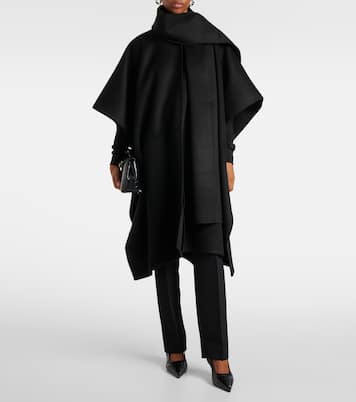 Cappotto Doublé in lana con sciarpa | Toteme